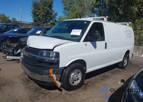 2018 Chevrolet Express 2500 Work Van from USA, damaged, VIN 1GCWGAFG9J1905025